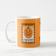 Ghostly Trick or treat Coffee Mugs