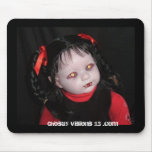 Ghostly Visions 13 halloween horror doll mousepads