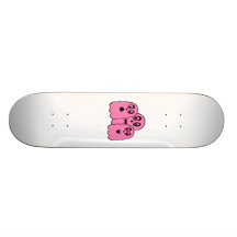 Ghosts in pink skate decks