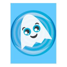 Ghosty Post Card
