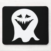 Ghoul. Black and White. Mousepad