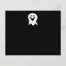 Ghoul Ghost. Black and White. Flyer Design