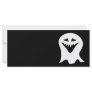 Ghoul Ghost. Black and White. Rack Card