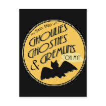 Ghoulies Ghosties and Gremlins Post Card