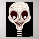Ghoulish Skull Canvas Print