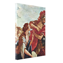 Giambattista Moroni - The Schneider / Il sarto Stretched Canvas Print