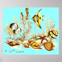 Giant 4ft SeaScene Poster