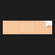 Giant Band-Aid bumper stickers