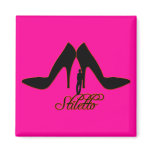 Giant Black Stilettos magnets