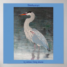 Giant Blue Heron Print