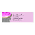 Giant Cupcake Skinny Profile Cards business cards