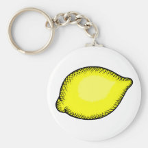 Giant Lemon Keychain