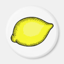 Giant Lemon Refrigerator Magnet
