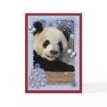 Giant Panda Bear Christmas Card