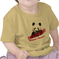 Giant Panda Endangered products Shirt