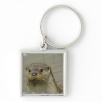 Giant River Otter Keychain