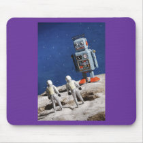 Giant Robot on the Moon Mouse Pad
