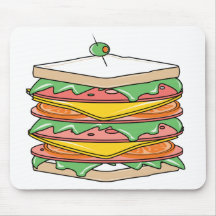 Giant Sandwich Mouse Pads