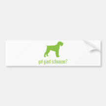 Giant Schnauzer Bumper Sticker