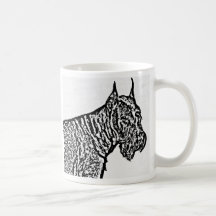 Giant Schnauzer portrait mug