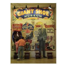 Giant Shoe Museum Post Card