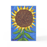 Giant Sunflower - greeting card