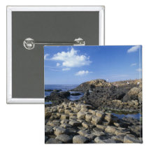 Giants Causeway, County Antrim, Northern Pinback Buttons