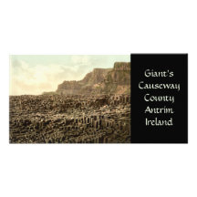 Giant's Causeway, County Antrim Personalized Photo Card