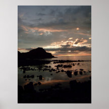 Giants Causeway Sunset Posters