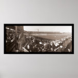Giants Cubs Baseball Photo 1908 Print