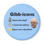 Gibb-icons magnets