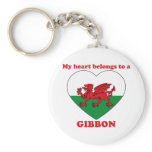 Gibbon keychains