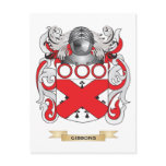Gibbons Coat of Arms (Family Crest) postcards