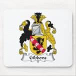 Gibbons Family Crest mousepads