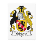 Gibbons Family Crest postcards