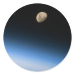Gibbous Moon from Orbit Sticker