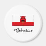 Gibraltar Flag Design Refrigerator Magnets