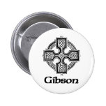 Gibson Celtic Cross Pinback Buttons