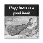 Gibson Girl Reading a Book magnets