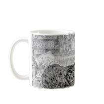 Gibson Girl Reading a Book Coffee Mug