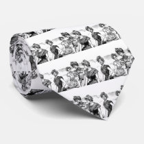 Gibson Girls at the Beach Necktie