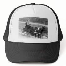 Giddy up, Billy! (Black & White) Trucker Hat