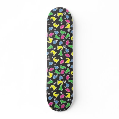 gif skateboard deck by christinaivette