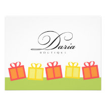 Gift boxes retail business gift certificate invitations