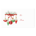 Gift Cards Christmas Retro business cards