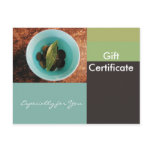 Gift Certificate Template-Flat-Geometric Bowl postcards