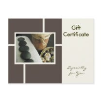 Gift Certificate Template-Flat-Stones & Candle