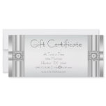 Gift Certificates Business Gift Certificates rack cards