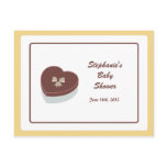 Gift from the heart - baby shower advice cards