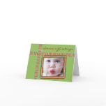 Gift Tag Photo Template Holiday Card